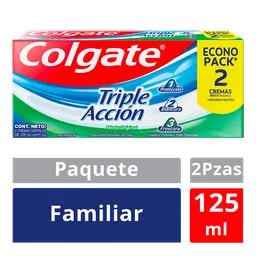 Colgate Pasta Dental Triple Familiar 2 U